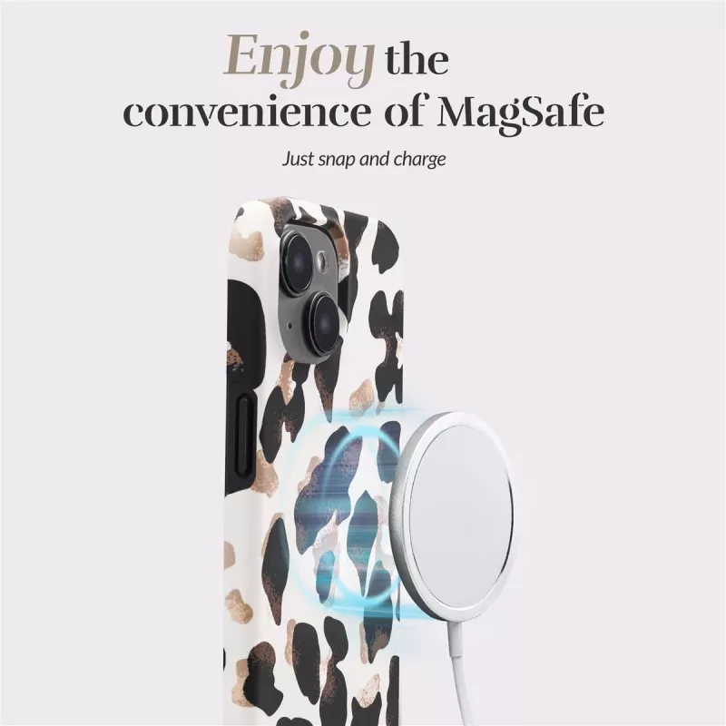 MIO Leopard Magsafe Kompatible Hülle für iPhone 16 Plus