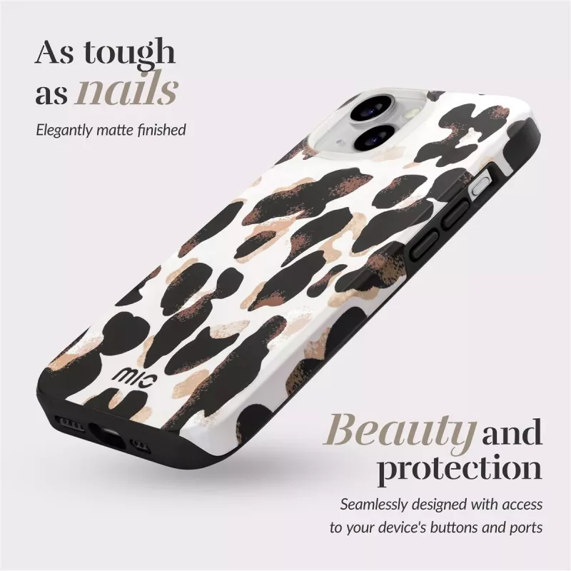 MIO Leopard Magsafe Kompatible Hülle für iPhone 16 Pro