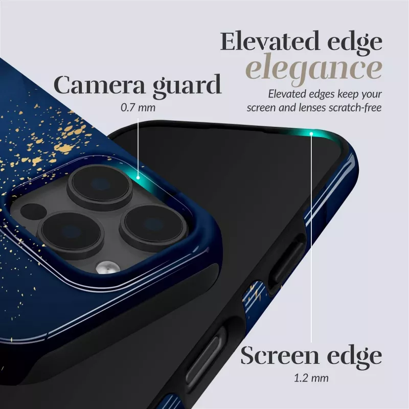 MIO Midnight Sparkle Magsafe Case kompatibel mit iPhone 16 Plus