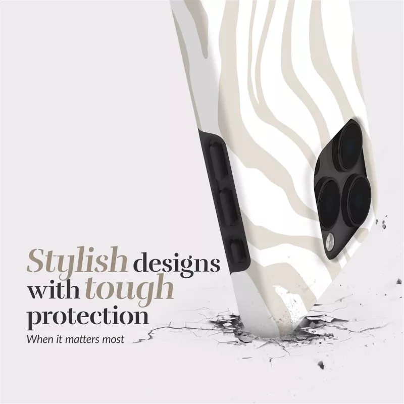 MIO Sandy Zebra Magsafe Case Kompatibel für iPhone 16 Pro