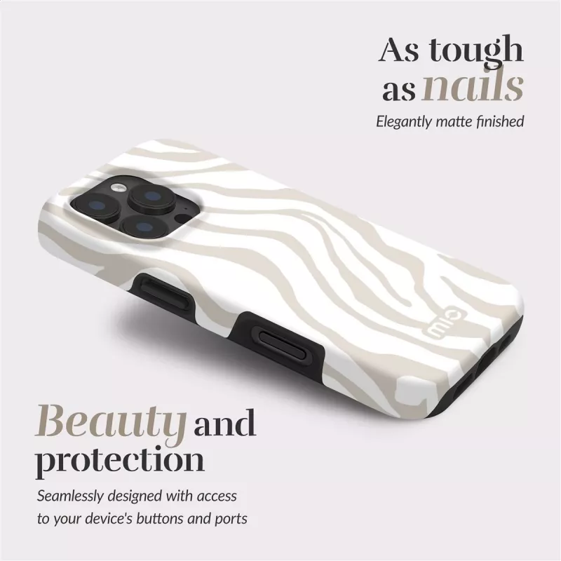 MIO Sandy Zebra Magsafe Case Kompatibel für Samsung S25 5G