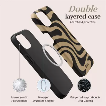 MIO Swirl MagSafe-kompatible Hülle für iPhone 16 Pro