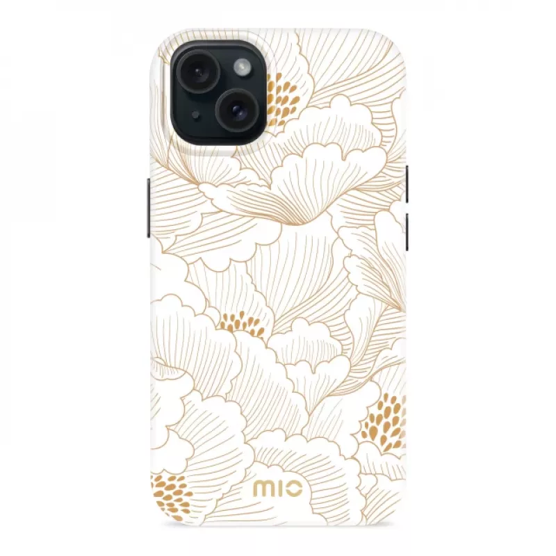 MIO White Roses Magsafe Kompatibel für iPhone 15 Pro