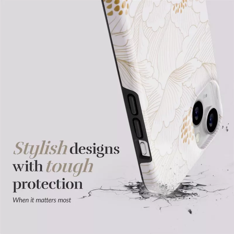 MIO White Roses Magsafe Kompatibel für iPhone 15 Pro