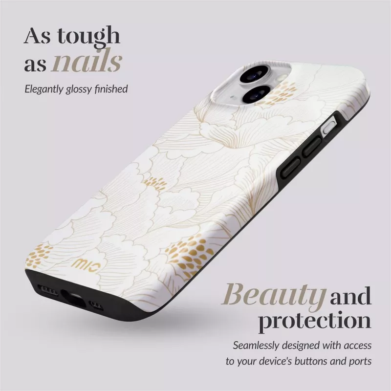 MIO White Roses Magsafe Kompatibel für iPhone 16 Plus