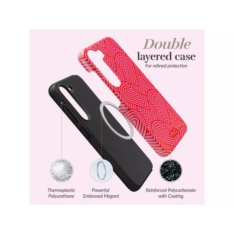MIO Wild Hearts Magsafe Case Kompatibel für Samsung S25 Ultra 5G