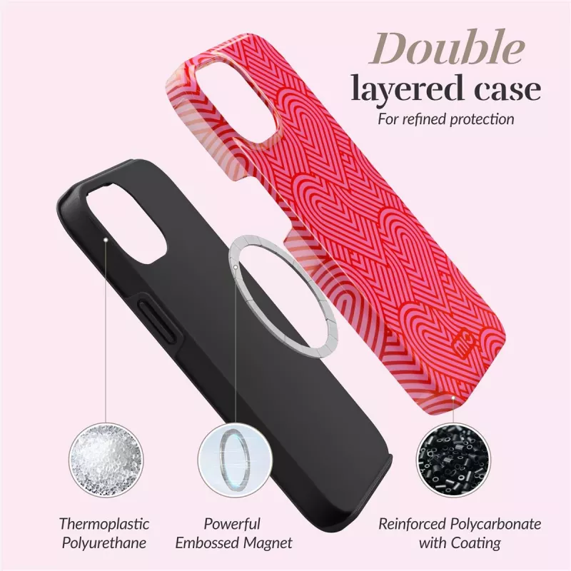 MIO Wild Hearts Magsafe Kompatibel für iPhone 16 Pro Max