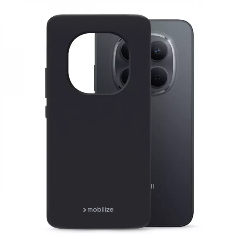 Mobilize Rubber Gelly Case Xiaomi Redmi Note 15 Pro Matt Black
