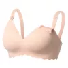 Momcozy YN46 Nahtloser Stütz-BH mit Blumenmuster Still-BH Push-up Beige Größe M