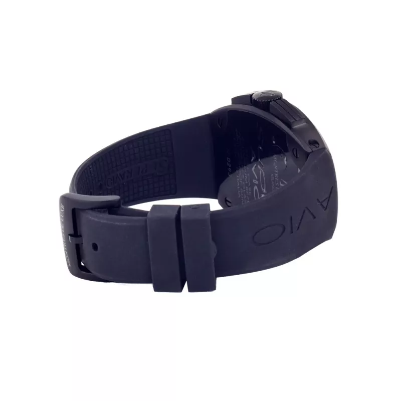 Montres de Luxe Herren-Automatikuhr 09SA-BK-1002 48mm schwarzes Zifferblatt Lederarmband