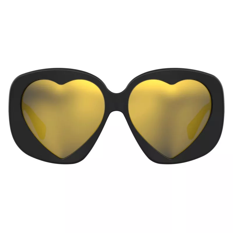 MOSCHINO Damen Butterfly-Sonnenbrille MOS152-S-807 Schwarz/Grau Verlauf