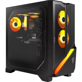 MSI MPG Infinite Z3 9NVPR7-883AT Gaming-Desktop-PC, AMD Ryzen 7 9700X, 32GB RAM, 1TB SSD, RTX 5070, Windows 11 Home, Schwarz/Transparent