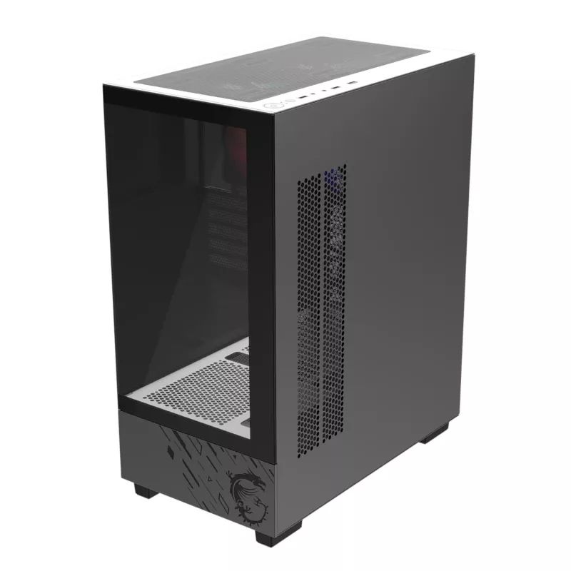 MSI PAG PANO M110A Micro-ATX Gaming-Gehäuse – Schwarz