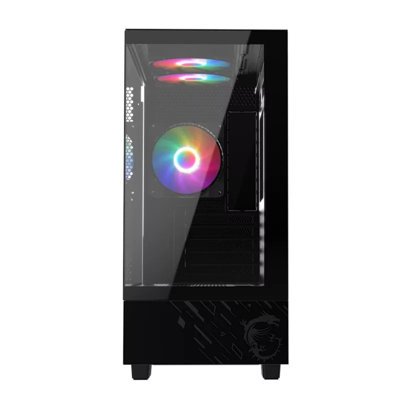 MSI PAG PANO M110A Micro-ATX Gaming-Gehäuse – Schwarz