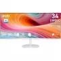 MSI PRO MP341CQW E12 34 Zoll UWQHD Curved-Monitor, 3440x1440, VA, 120 Hz, Lautsprecher, Weiß