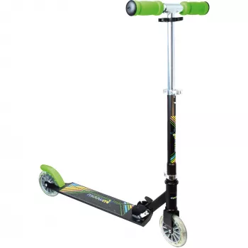 MUUWMI Aluminium-Scooter Neon, 125 mm, mit Leuchträdern