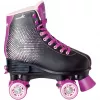 MUUWMI Disco Kinder-Rollschuhe, verstellbare Größe 35-38 EU, Lila