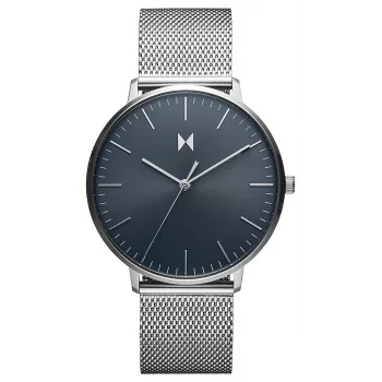 MVMT Herren-Automatikuhr 28000089-D 42mm Edelstahlgehäuse schwarzes Lederarmband