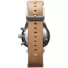 MVMT Damenuhr D-MV01-WT (42mm) – Weißes Zifferblatt, Weißes Lederarmband
