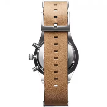 MVMT Damenuhr D-MV01-WT (42mm) – Weißes Zifferblatt, Weißes Lederarmband