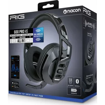 NACON RIG 600 PRO HS Kopfhörer, Schwarz