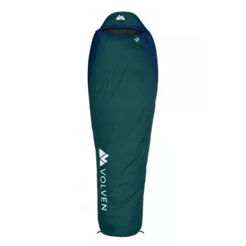 Volven Polaris Evo Schlafsack, Grün, Reißverschluss rechts