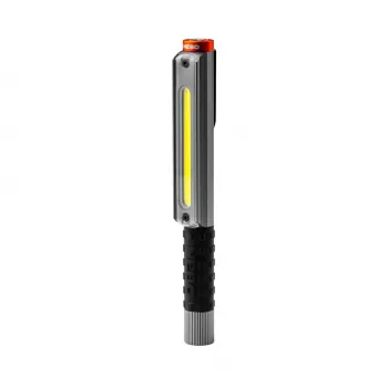 NEBO Lil Larry 500 Flex Wiederaufladbare 500 Lumen COB LED Taschenlampe mit Magnetfuß, USB-C, IPX4