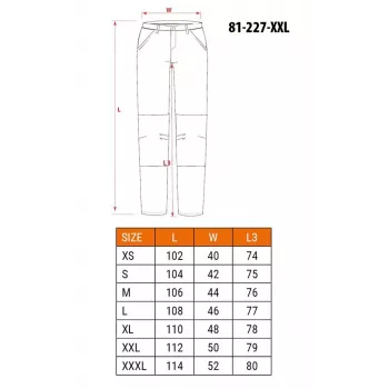 NEO Tools 81-227-XXL Schutzhose, Größe XXL