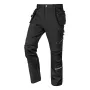 NEO TOOLS 81-296-3-L Mix&Match 4-Wege-Stretch Cordura Arbeitshose mit Holstertaschen, Schwarz, Größe L