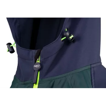 NEO TOOLS 81-559-XL Unisex-Arbeitsjacke, 100 % Baumwolle, Grau, 7 Taschen, CE-zertifiziert