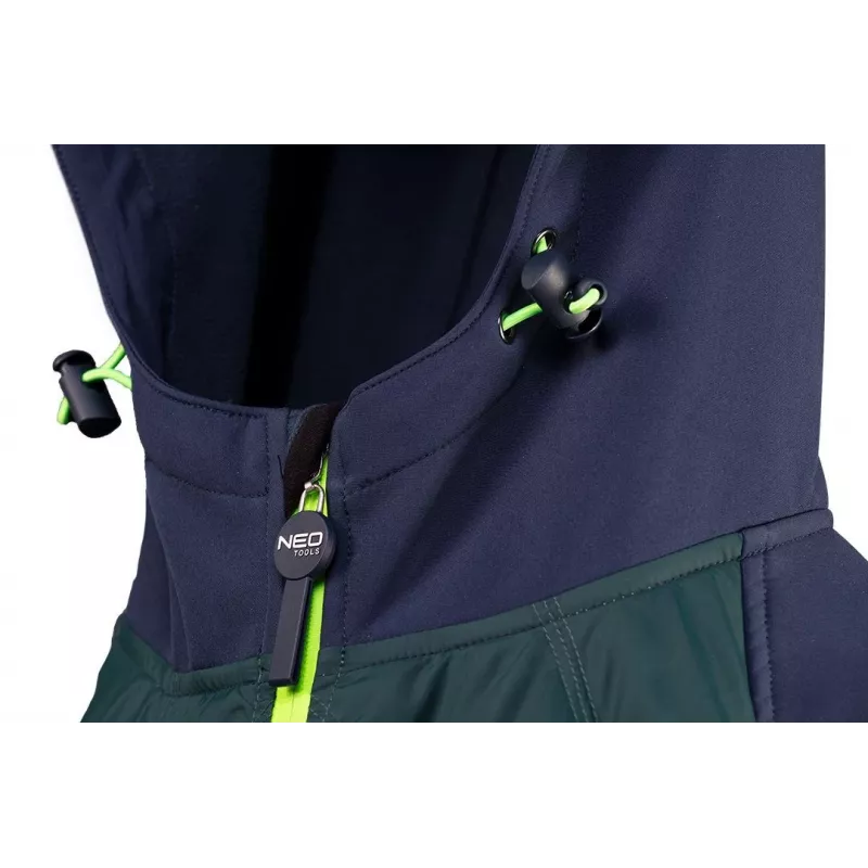 NEO TOOLS 81-559-XL Unisex-Arbeitsjacke, 100 % Baumwolle, Grau, 7 Taschen, CE-zertifiziert