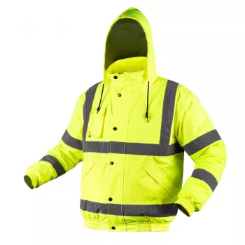NEO Warnschutz Arbeitsjacke leicht gefüttert Bomber gelb XL