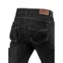NEO TOOLS DENIM 5-Pocket Arbeitshose, Schwarz, Größe M