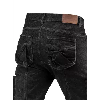 NEO TOOLS DENIM 5-Taschen Arbeitshose, Schwarz, Größe S