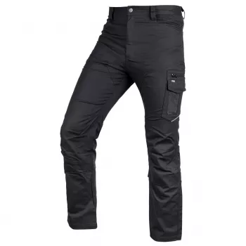 NEO TOOLS Mix&Match Canvas Arbeitshose, Schwarz, Größe M