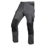 NEO TOOLS Mix&Match Canvas-Arbeitshose mit Cordura-Verstärkungen, Grau-Schwarz, Größe XXXL