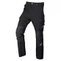 NEO TOOLS Mix&Match Arbeitshose, 4-Wege-Stretch, Schwarz/Grün, Größe M