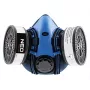 NEO TOOLS Silikon-Halbmaske mit 2x P3-Partikelfiltern