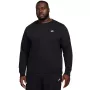 Nike Club Fleece Herren Crewneck Sweatshirt Schwarz 2XL