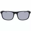 NIKE Endure Unisex Sonnenbrille 59/19/135 mm Schwarzer Rahmen Graue Gläser