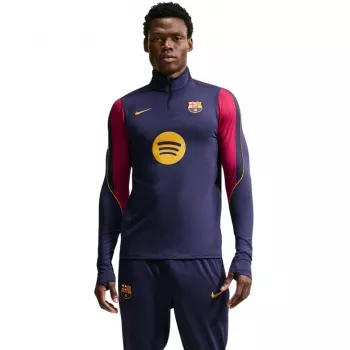 Nike FC Barcelona Strike Herren Fußball-Trainingsshirt Navy M