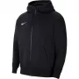 Nike Park 20 Fleece Full-Zip Kapuzenjacke Schwarz CW6891 010