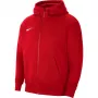 Nike Park 20 Fleece Kapuzenpullover mit durchgehendem Reißverschluss University Red CW6891 657