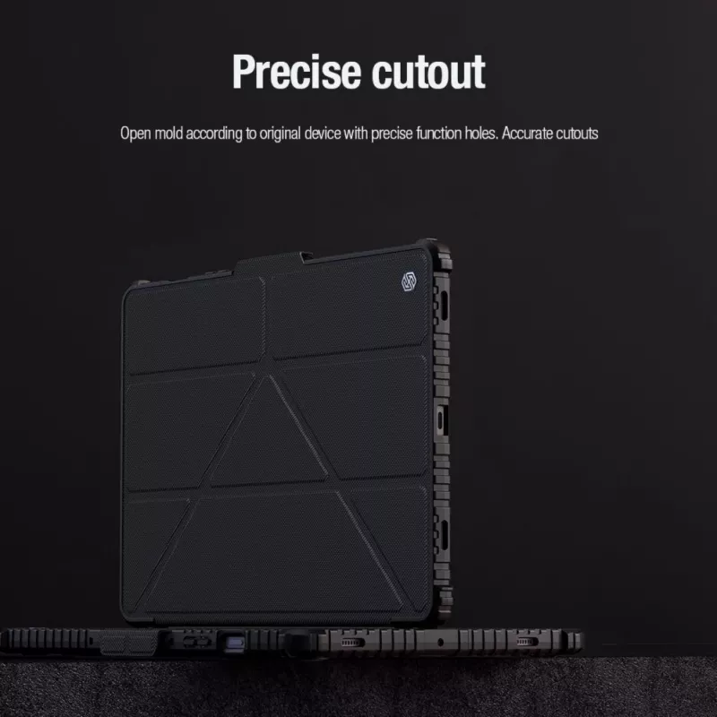 Nillkin Bumper Leather Case Pro Hülle für Samsung Galaxy Tab S9 – Schwarz
