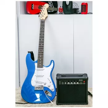 NN EG SET BLU E-Gitarren-Einsteigerset Blau