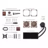 Noctua NL-LC1-24 Low-Profile CPU Air Cooler für AMD AM4 (Ryzen) - Schwarz/Braun
