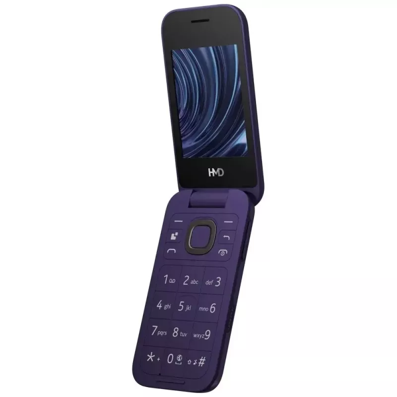 Nokia 2660 Flip TA-1711 DS Purple 4G-Mobiltelefon