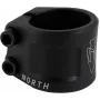 North Axe Double Clamp - Schwarz, 31,8mm/34,9mm, CNC-Aluminium, Freestyle-Scooter