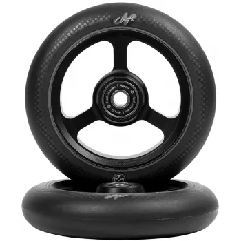 North Index Pro Scooter Wheels 2er-Pack Schwarz-Schwarz