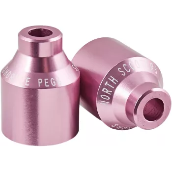North Shortie Pro Scooter Peg - 50 mm schwarz eloxiertes Aluminium Paar